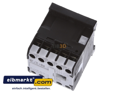 Ansicht oben vorne Eaton (Moeller) DILEEM-10-G(12VDC) Leistungsschtz AC-3/400V:3kW 3p DC 