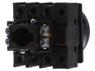 Ansicht hinten Eaton P1-25/EA/SVB-SW/N Hauptschalter Einbau/sw/N 