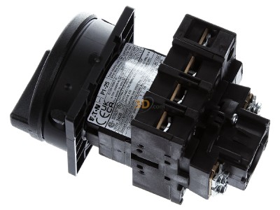 Ansicht oben rechts Eaton P1-25/EA/SVB-SW/N Hauptschalter Einbau/sw/N 