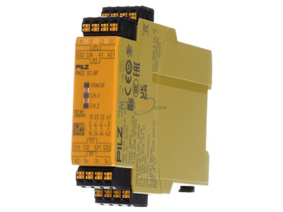 Front view Pilz PNOZ X2.8P C #787301 Safety relay 24V DC EN954-1 Cat 4 PNOZ X2.8P C 787301
