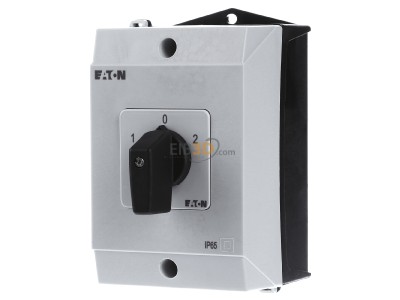 Front view Eaton T0-2-8211/I1 Off-load switch 2-p 20A 
