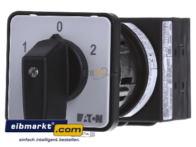 Front view Eaton (Moeller) T0-3-8212/EZ Off-load switch 3-p 20A
