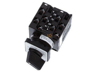 View up front Eaton T3-4-24/E Off-load switch 3-p 32A 
