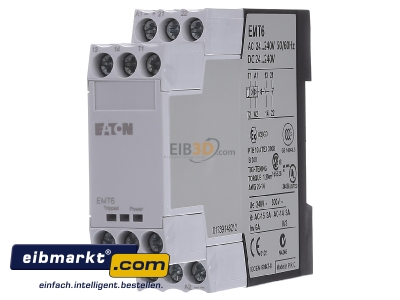 Front view Eaton (Moeller) EMT6 Motor temperature monitor 1 circuits
