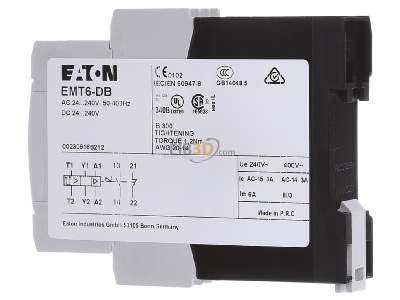 View on the right Eaton EMT6-DB Temperature control relay AC 24...240V 
