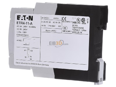 View on the right Eaton ETR4-11-A Timer relay 0,05...36000s AC 24...240V 
