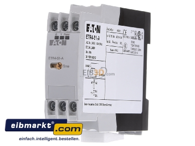 Front view Eaton (Moeller) 031884 Timer relay 3...60s AC 24...240V
