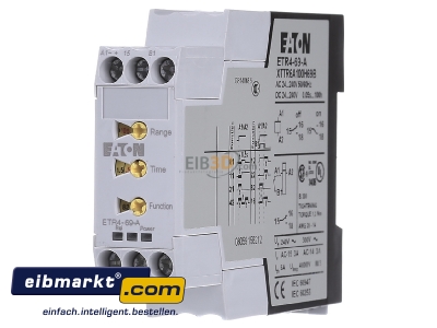 Frontansicht Eaton (Moeller) ETR4-69-A Multifunktionsrelais 1W 