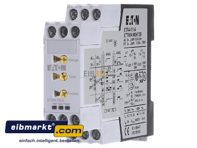Front view Eaton (Moeller) ETR4-70-A Timer relay 0,05...360000s AC 24...240V - 
