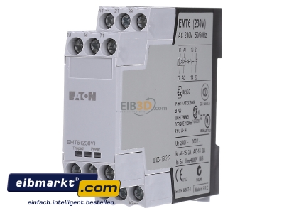 Front view Eaton (Moeller) EMT6(230V) Motor temperature monitor 1 circuits - 
