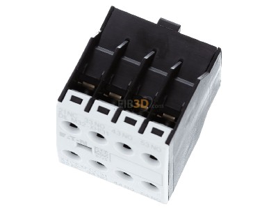 Ansicht oben vorne Eaton DILM32-XHI31 Hilfsschalterbaustein 4p. 
