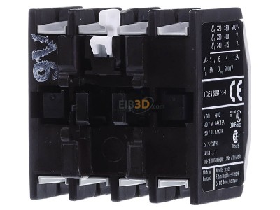 Ansicht hinten Eaton DILM150-XHIA22 Hilfsschalterbaustein 4p. 