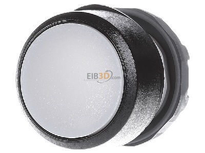 Frontansicht ABB MP1-11W Drucktaster ws,tastend,flach 