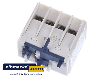Top rear view Schneider Electric LA1KN22 Auxiliary contact block 2 NO/2 NC
