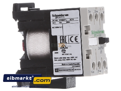 View on the left Schneider Electric CA2SK20-P7 Auxiliary relay 230VAC 0NC/ 2 NO
