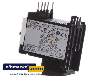 View on the right Schneider Electric LR2K0312 Thermal overload relay 3,7...5,5A
