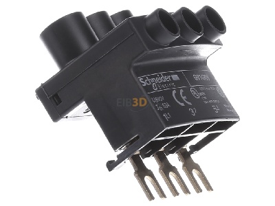 View on the left Schneider Electric GV1G09 Connection clamp 
