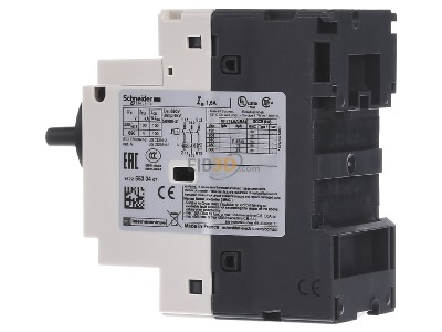 Ansicht rechts Schneider Electric GV2L06 Motorschutzschalter 1,6A Kurzschl. 