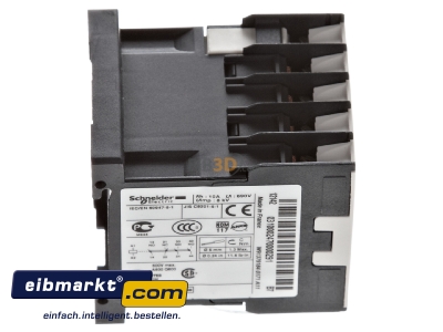 View top left Contactor relay 24VAC 1NC/ 3 NO CA2KN31-B7 Schneider Electric CA2KN31-B7
