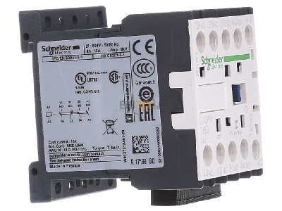 View on the left Schneider Electric CA3KN31-BD Auxiliary relay 24VDC 1NC/ 3 NO 
