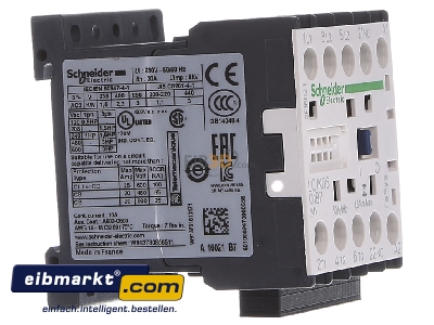 Ansicht links Schneider Electric LC1K0601B7 Schtz 6A 24V 50/60HZ 