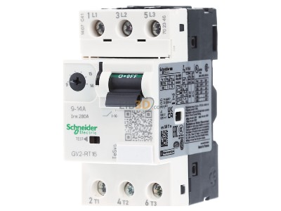 Frontansicht Schneider Electric GV2RT16 Leistungsschalter 14,00A 