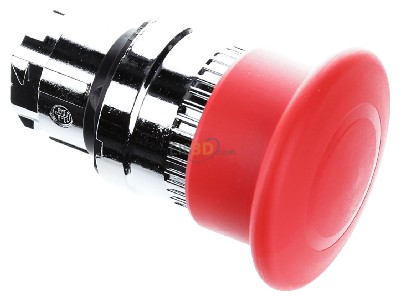 Ansicht oben links Schneider Electric ZB4BT84 Not-Aus-Taster rt, D=40 berl.Zug. 