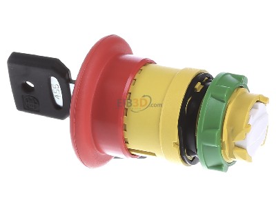 View on the right Schneider Electric ZB5AS944 Mushroom-button actuator red IP66 
