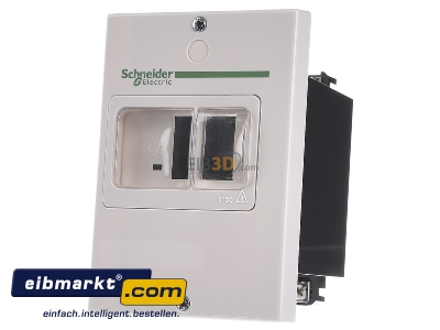 Front view Schneider Electric GV2MP04 Empty enclosure for switchgear IP55
