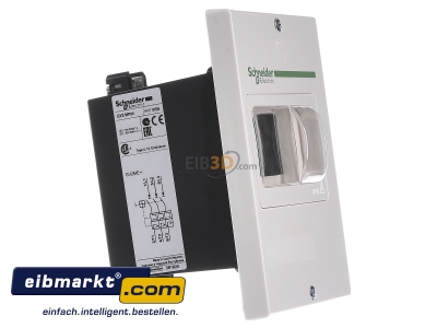 View on the left Schneider Electric GV2MP04 Empty enclosure for switchgear IP55
