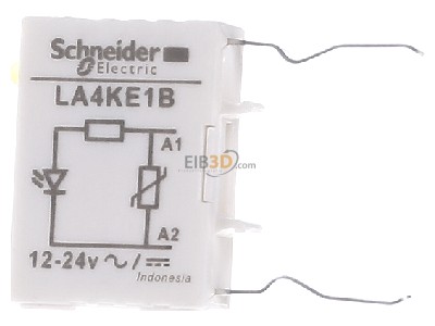Frontansicht Schneider Electric LA4KE1B berspannungsbegrenzer 12- 24V AC/DC 