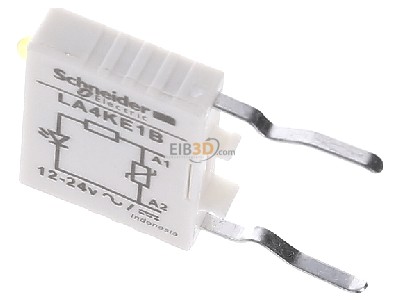 View up front Schneider Electric LA4KE1B Surge voltage protection 12...24VAC 
