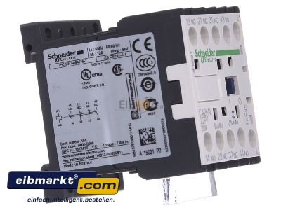 View on the left Schneider Electric CA2KN22-P7 Contactor relay 230VAC 2NC/ 2 NO
