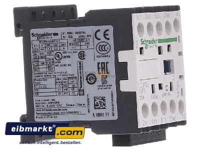 Ansicht links Schneider Electric LC1K0601P7 Schtz 6A 230V 50/60HZ 