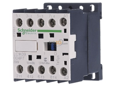 Front view Schneider Electric LC1K09004P7 Magnet contactor 9A 230VAC 
