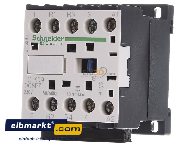 Frontansicht Schneider Electric LC1K09008P7 Schtz 9A 230V 50/60HZ 