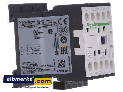 View on the left Schneider Electric CA3KN22-BD3 Contactor relay 24VDC 2NC/ 2 NO - 
