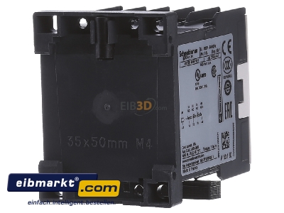 Back view Schneider Electric CA3KN22-BD3 Contactor relay 24VDC 2NC/ 2 NO - 
