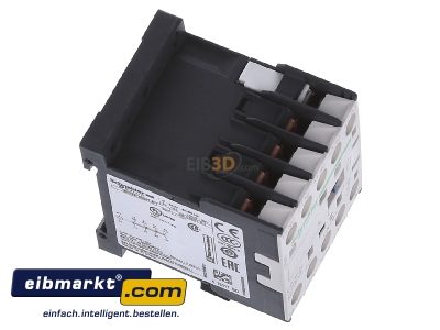 View top left Schneider Electric CA3KN22-BD3 Contactor relay 24VDC 2NC/ 2 NO - 
