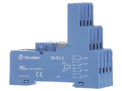 Front view Finder 94.94.3 Relay socket 14-pin 
