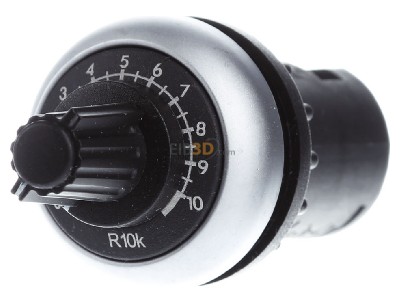 Frontansicht Eaton M22-R10K Potentiometer RMQ Titan 10k, 