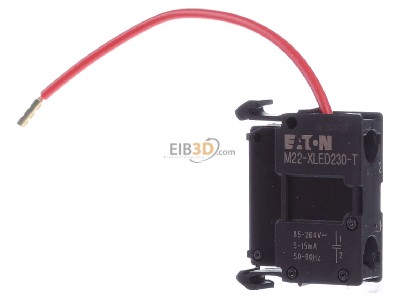 Ansicht links Eaton M22-XLED230-T LED Test-/Vorschaltelement 85-264V AC 