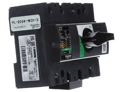 Ansicht links Schneider Electric 28912 Lastrennschalter INS160 3p Interpact 