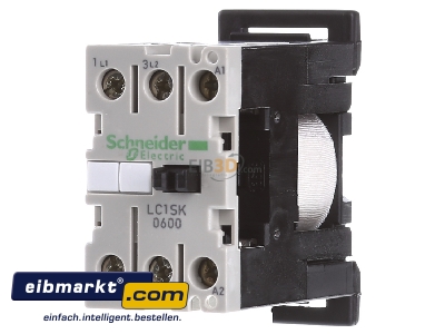 Front view Schneider Electric LC1SK0600P7 Magnet contactor 6A 230VAC 
