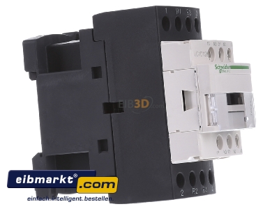 View on the left Schneider Electric LC1D128E7 Magnet contactor 12A 48VAC - 
