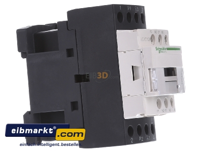 Ansicht links Schneider Electric LC1D128E7 Leistungsschtz 12A 48V AC 2P+2R 