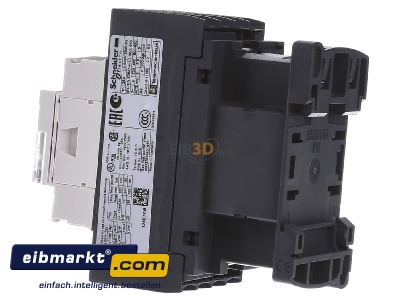 View on the right Schneider Electric LC1D128E7 Magnet contactor 12A 48VAC - 
