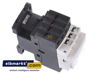 View top left Schneider Electric LC1D128E7 Magnet contactor 12A 48VAC - 
