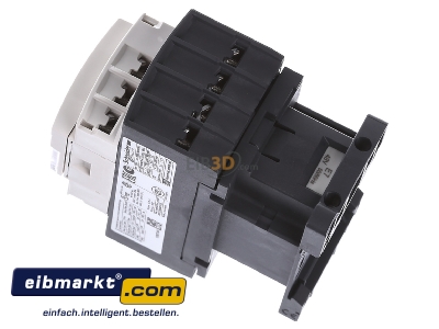 View top right Schneider Electric LC1D128E7 Magnet contactor 12A 48VAC - 

