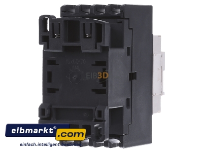 Back view Schneider Electric LC1DT40P7 Magnet contactor 25A 230VAC

